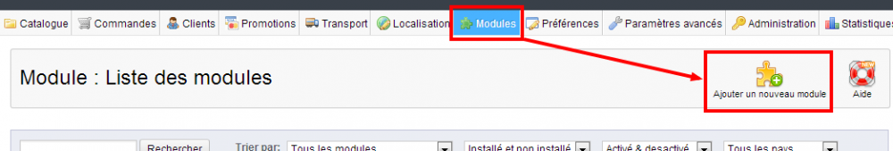 Modules PrestaShop1