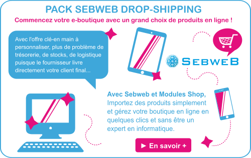 Pack SebWeb®EcoShop Dropshipping